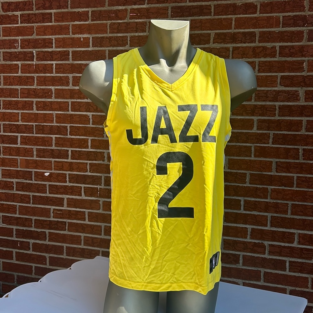NBA Basketball Jersey Utah Jazz 2 Collin Sexton Team Jersey Yellow Men’s medium